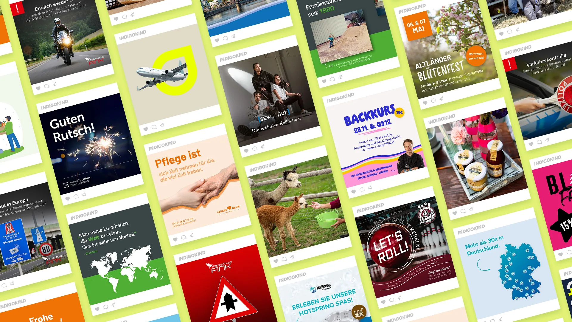 Social-Media-Beiträge im Überblick
